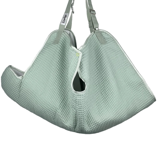 LiveBag – Die Babyschalen-Tragetasche incl. Nieten für das Inlay, Design Salbei