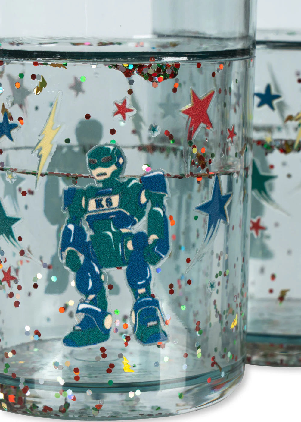 Konges Sløjd Glitzerbecher - Roboter