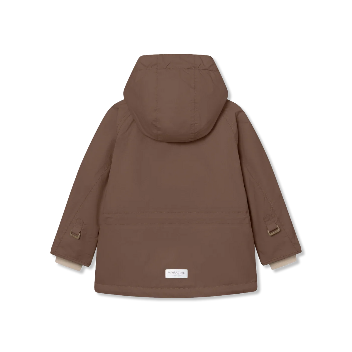 Miniature MATWALLY Winterjacke mit Fleecefutter - chestnut brown