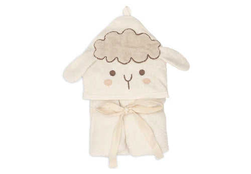 Jollein - Kapuzenhandtuch Frottee - Sheep - 75 x 75 cm
