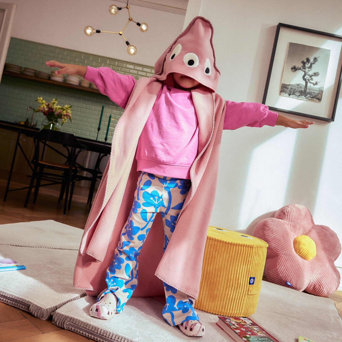 Kooja - Poncho "Boo" – Dusty Rose