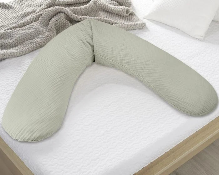 Theraline Das Original - Stillkissen - Musselin Collection - 200 Salbei