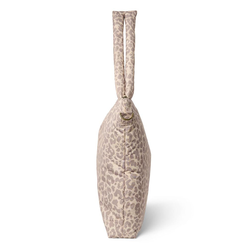 Studio Noos - Beige Leopard Puffy-Wickeltasche