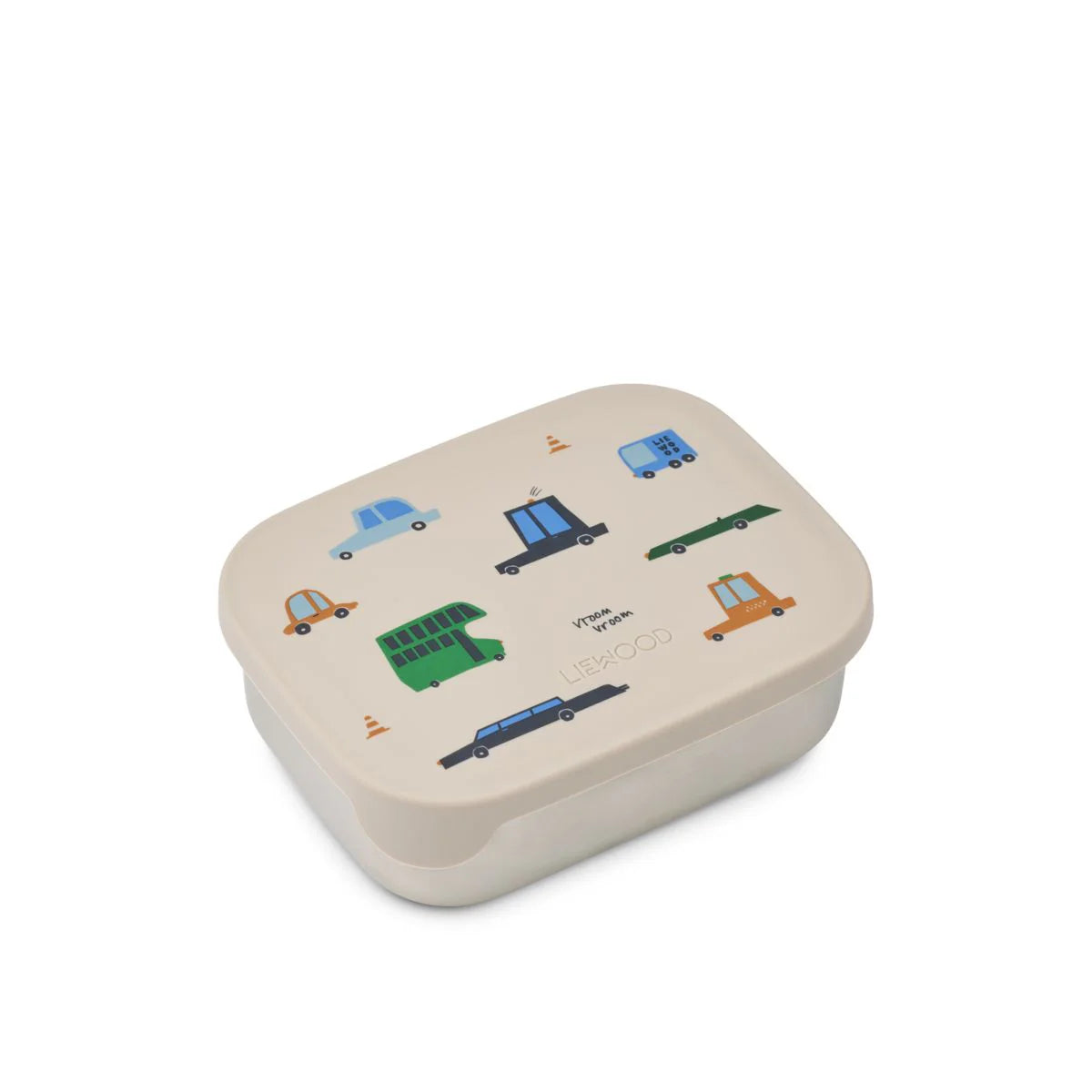 Liewood - ARTHUR LUNCHBOX RACE CARS / BEACH BLUE