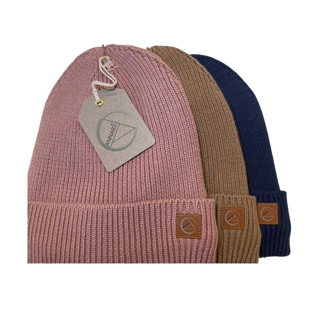 Annabé Mütze (100% Baumwolle,mit Fleece), Tuscana Rose