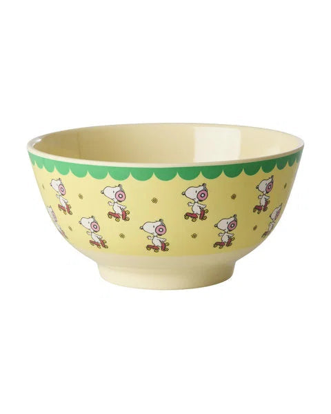 Rice x PEANUTS Schüssel - Snoopy Print - hellgelb