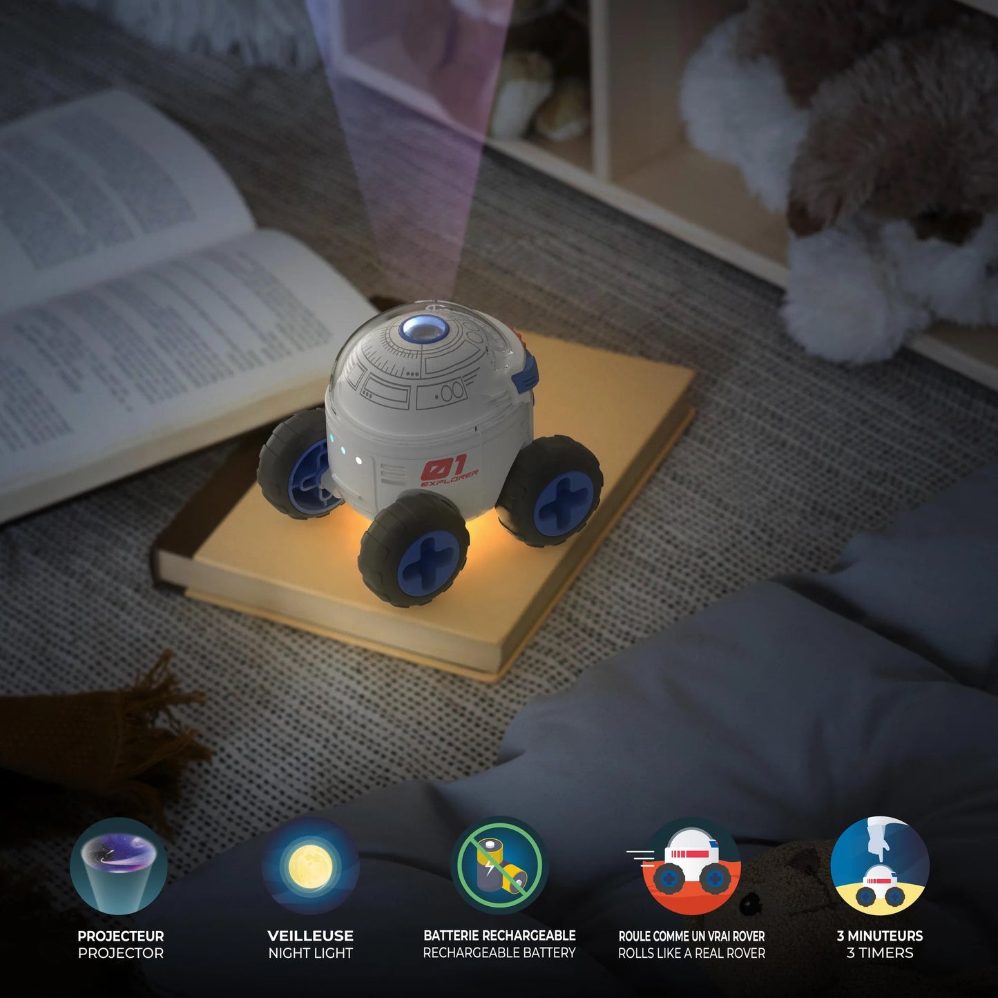 MOB Projektor Space Rover Explorer Universum