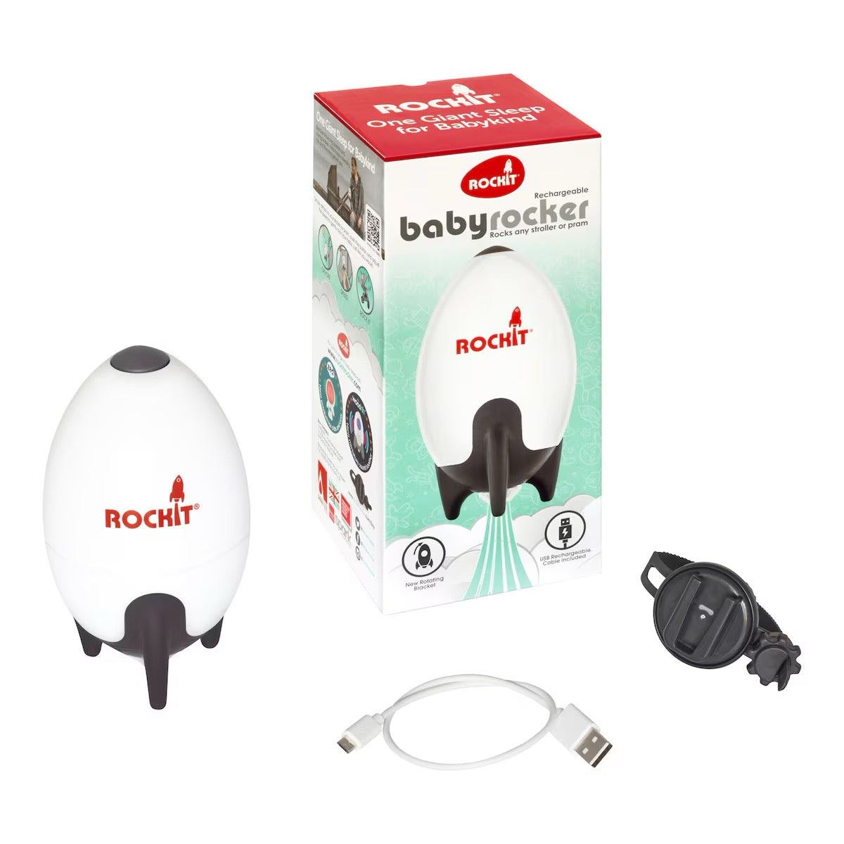 ROCKIT 2.0 Kinderwagenschaukler mit Halterung