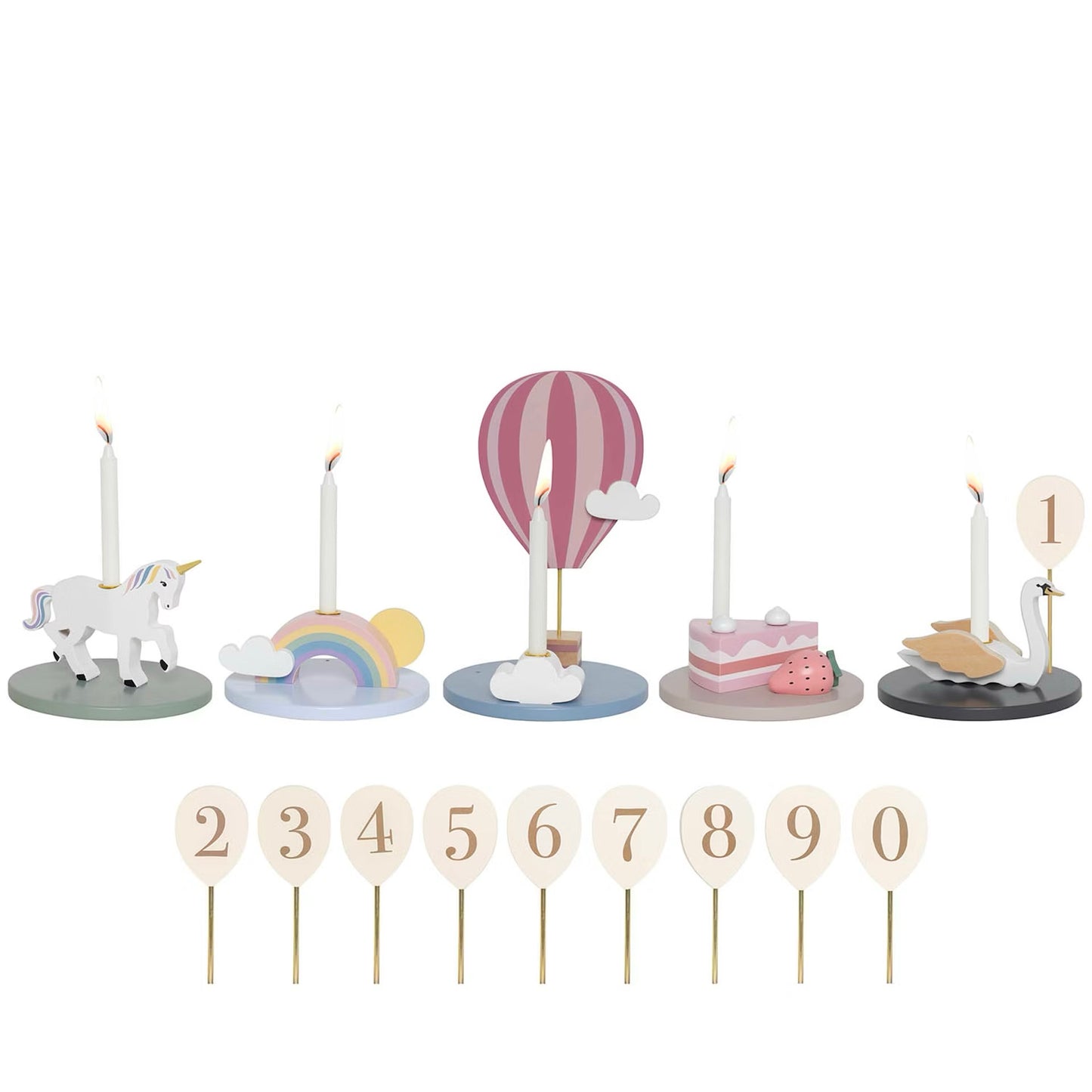 JABADABADO Swan Geburtstagszug 5 Teile