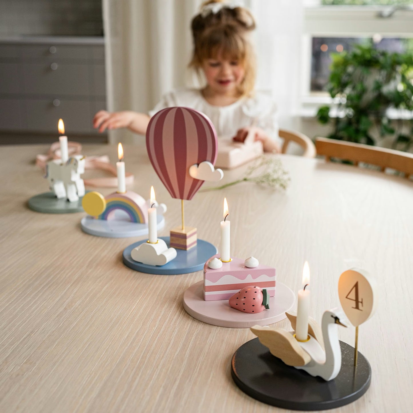 JABADABADO Swan Geburtstagszug 5 Teile