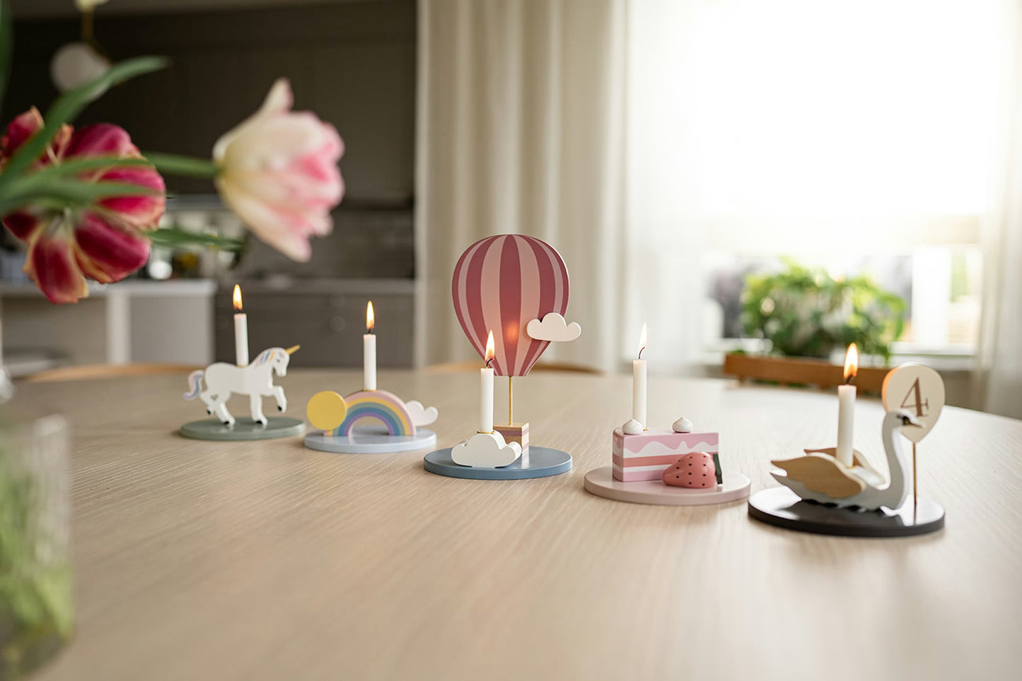 JABADABADO Swan Geburtstagszug 5 Teile