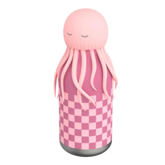 Animal Bestie Water Bottle, Qualle