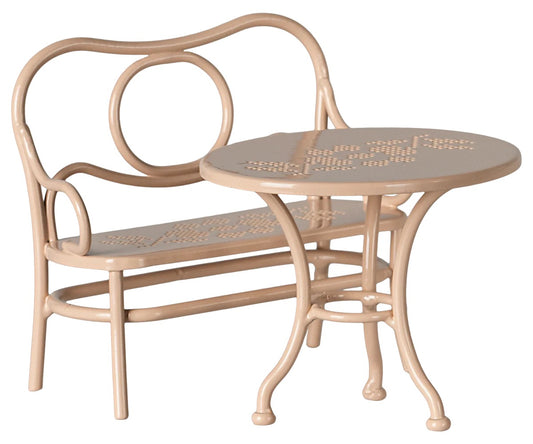 Maileg Café-Set, Maus, Groß - Blassrosa