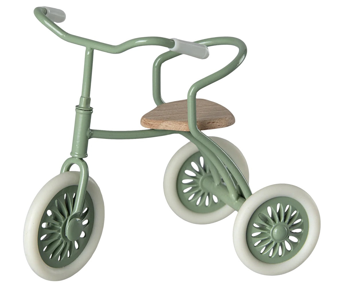 Maileg Abri à tricycle, Maus -Grün (Fahrrad)