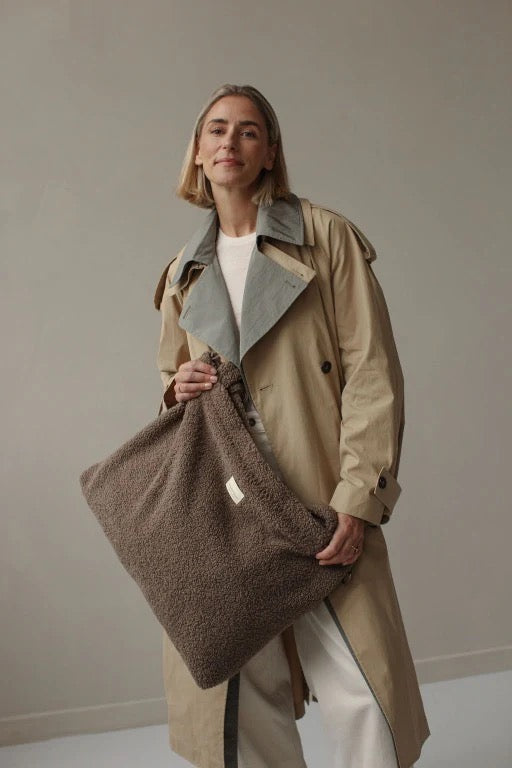 Studio Noos - Braune Teddy-Wickeltasche