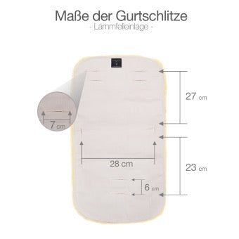 Werner Christ - Lammfelleinlage, Kinderwageneinlage