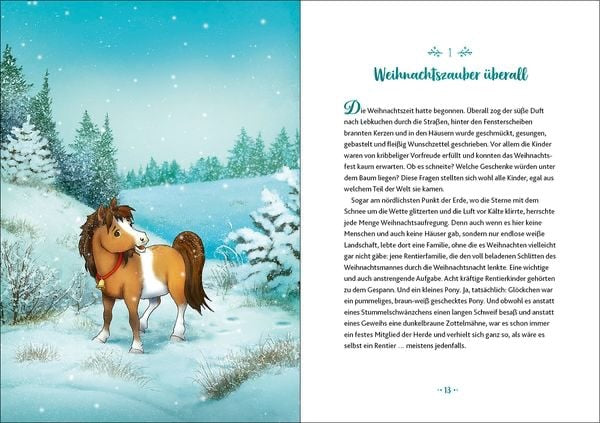 Glöckchen, das Weihnachtspony - Ein magisches Winterwunder - Annette Moser