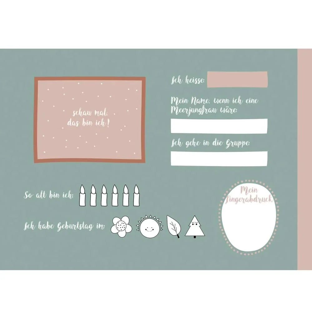 Ava & Yves Kindergarten Freundebuch Prinzessin