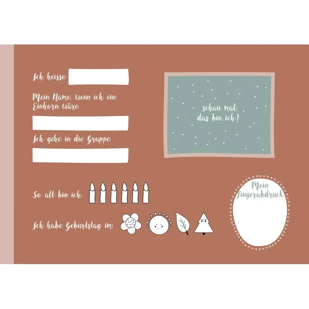 Ava & Yves Kindergarten Freundebuch Prinzessin