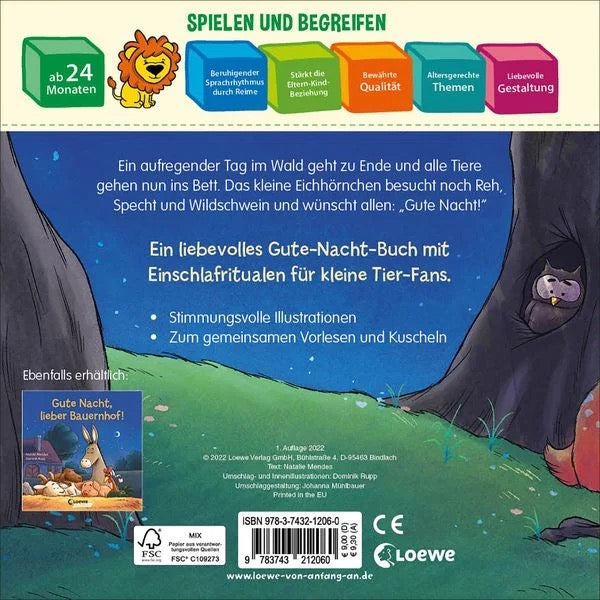 Gute Nacht, liebe Tiere im Wald! - Natalie Mendes