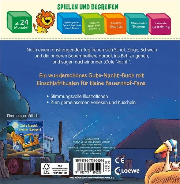 Gute Nacht, lieber Bauernhof! - Natalie Mendes