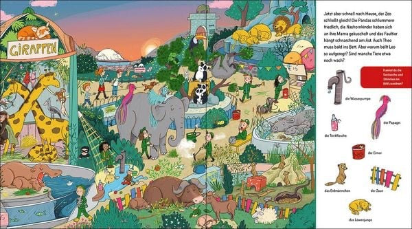 Suche und finde! Sound-Wimmelbuch - Gute Nacht