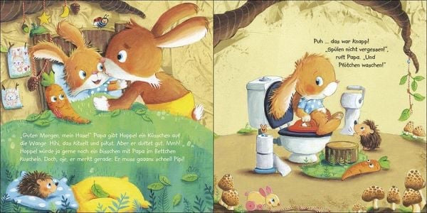 Zähne putzen, baden, Pipi machen - Körperpflege ist nicht schwer