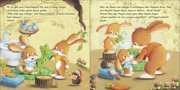 Zähne putzen, baden, Pipi machen - Körperpflege ist nicht schwer