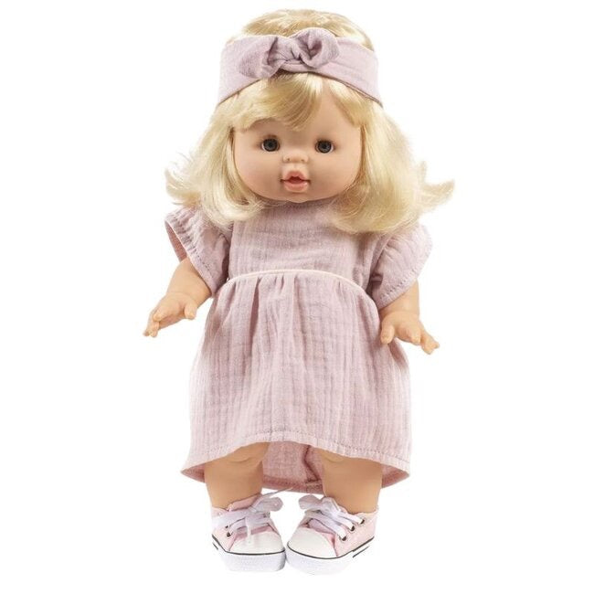 Minikane Poppen Jurk Haarband Daisy Roze