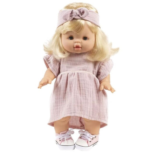 Minikane Poppen Jurk Haarband Daisy Roze