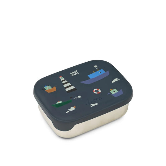 NEW Liewood - Arthur Lunchbox / SAILING / CLASSIC NAVY