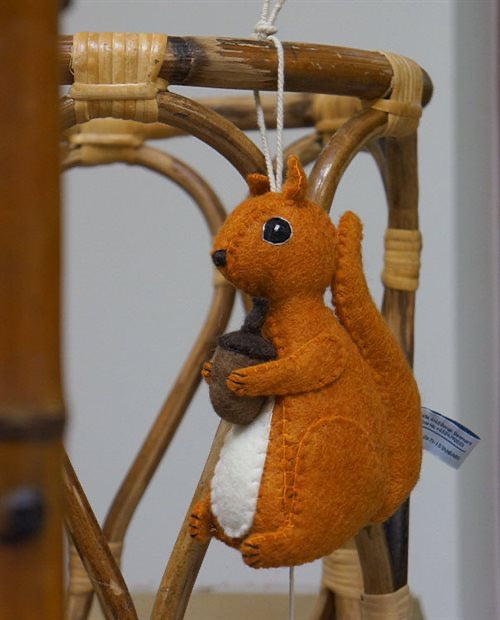 Gamcha - Music Mobile, Squirrel, Orange, Eichhörnen
