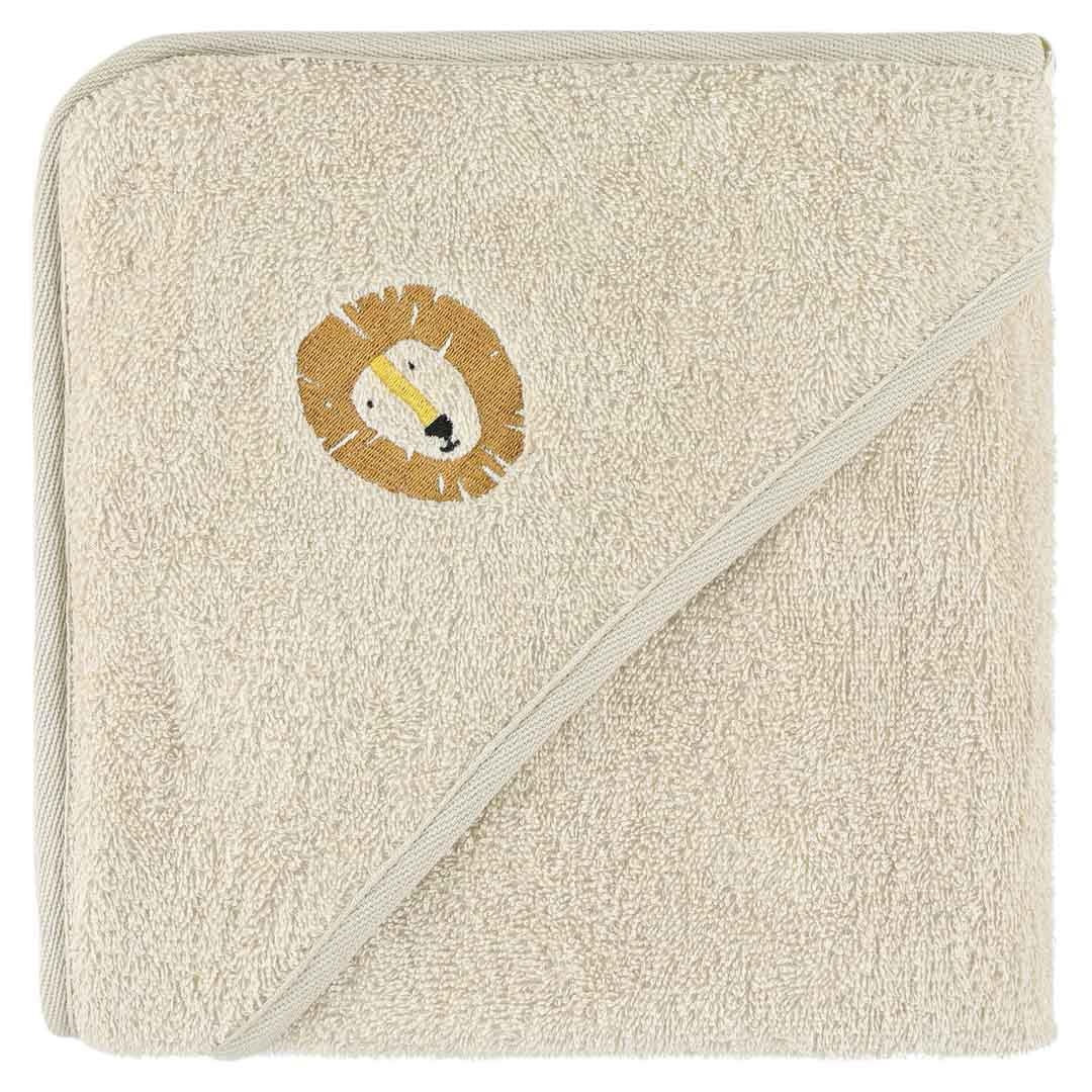 Trixie - Kapuzenbadetuch | 75x75cm - Aura Lion, Löwe, beige
