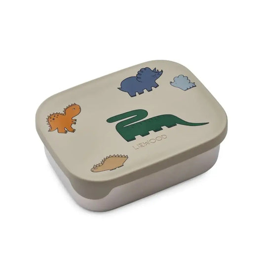 Liewood Lunchbox Dinosaurier Nebelgrau