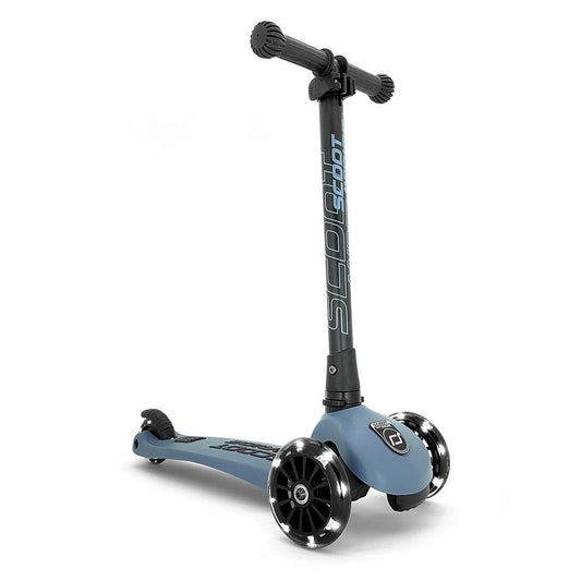 Scoot and Ride - Highwaykick 3 LED (Roller), steel, blau