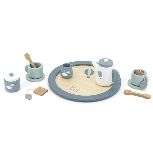 Label Label -  Tea Set Blau