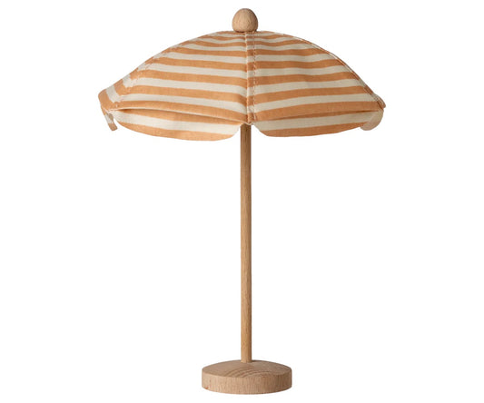 Maileg Beach umbrella, Mouse - Soft coral, Sonnenschirm