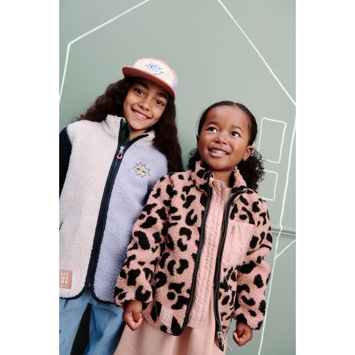 NOLAN FLEECEJACKE MEGA LEO / PALE TUSCANY
