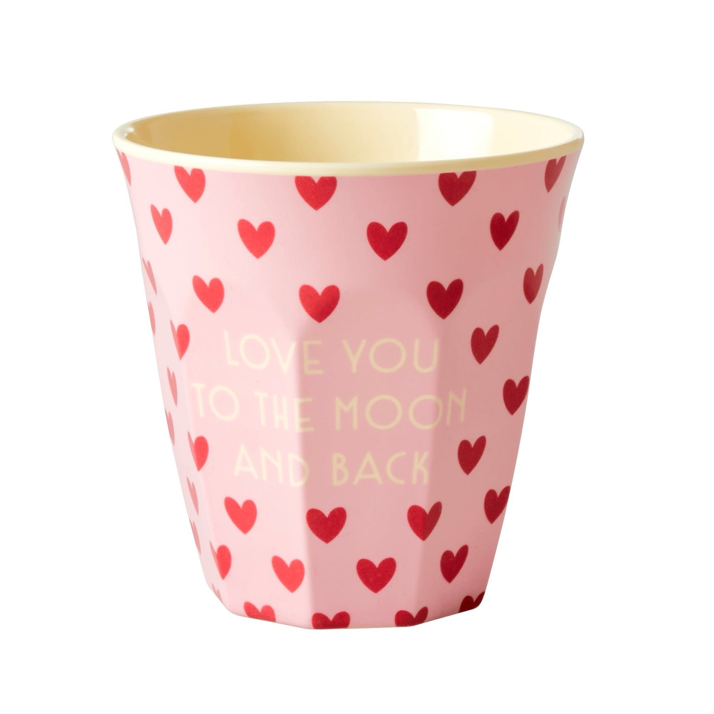 Becher "love you to the moon and back (rosa)"