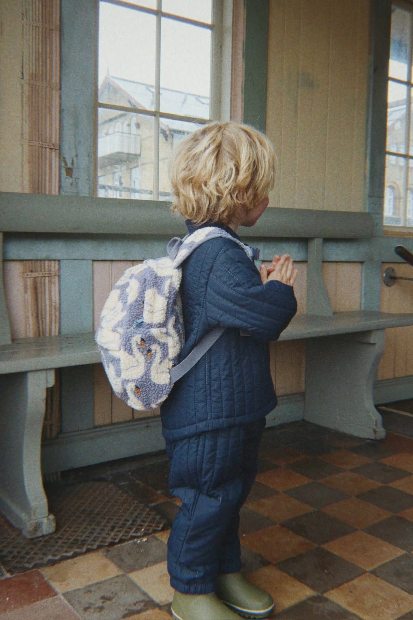 Konges Sløjd Jody Teddy Backpack Swan
