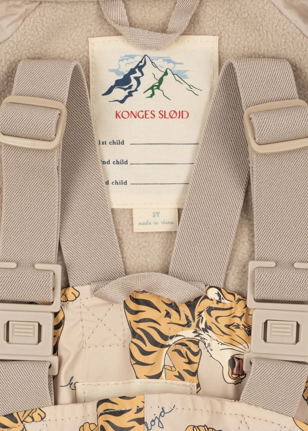 Konges Sløjd Rainy Palme Set Panthera Beige
