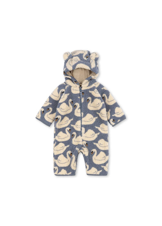 Konges Sløjd Jody Teddy Onesie Swan