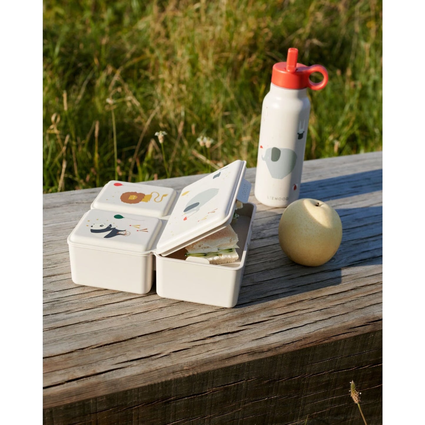 Liewood Falk Trinkflasche, Circus Sandy