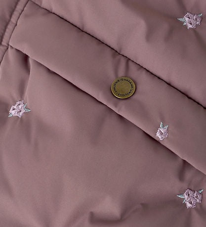 Entfant Winterjacke  Rose Taupe mit Blumen