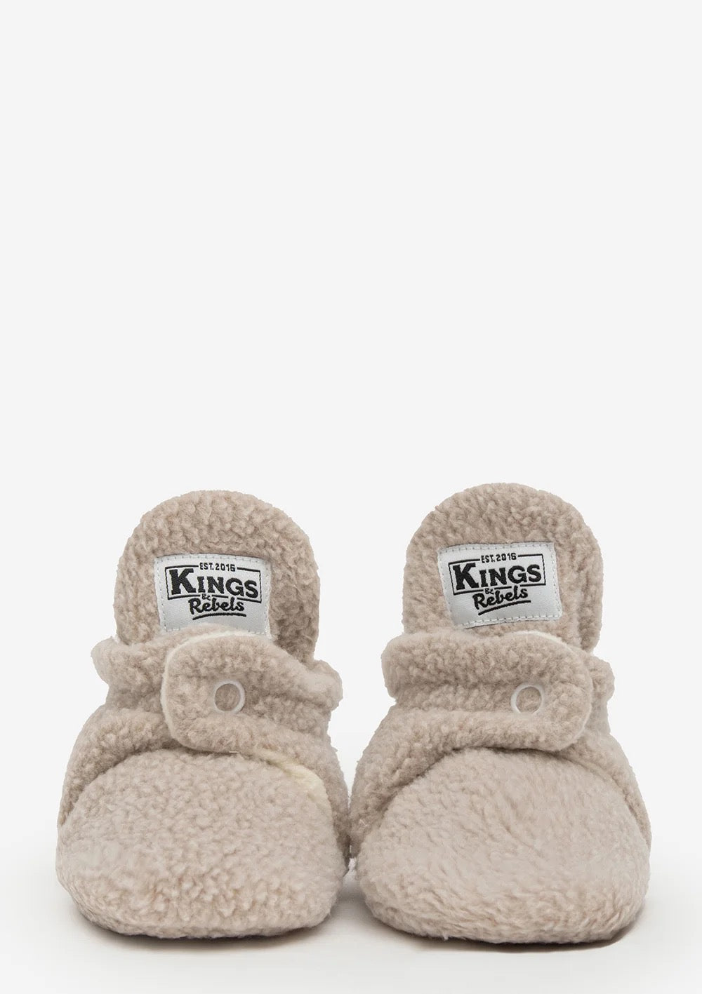 Kings & Rebels Baby-Booties Teddy Gripper Beige