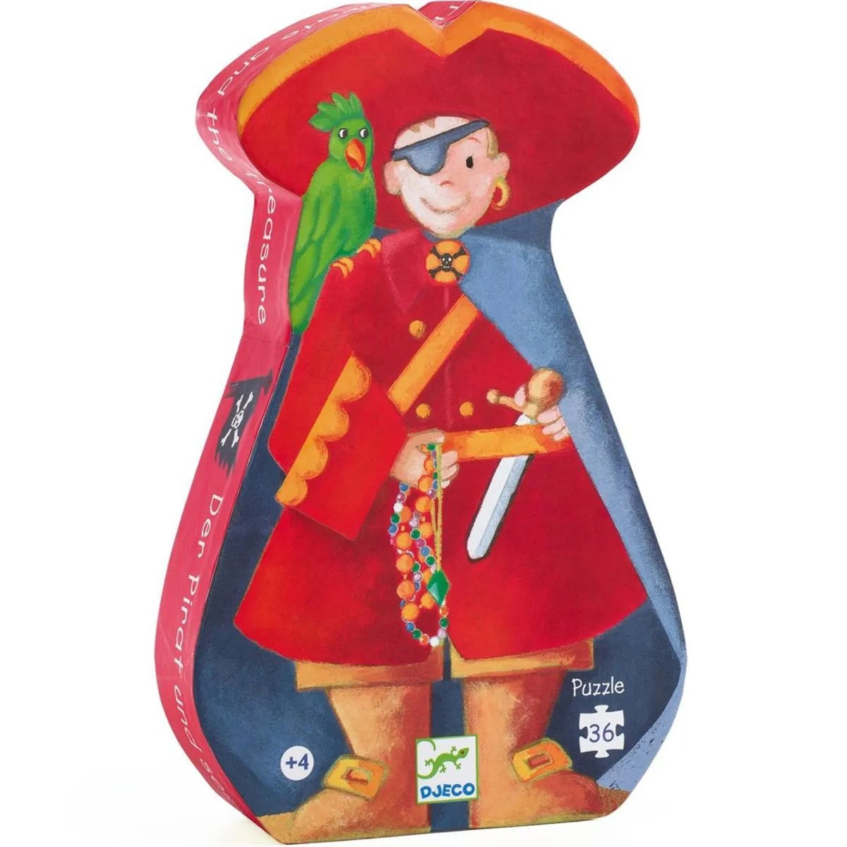 Djeco Puzzle Pirat, 36 Teile