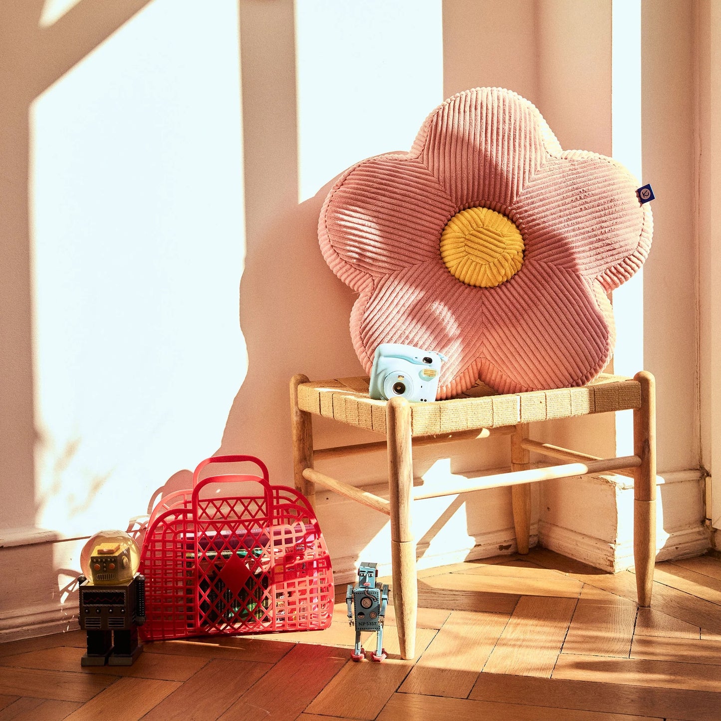 Kooja - Kissen "Flower" – Dusty Rose