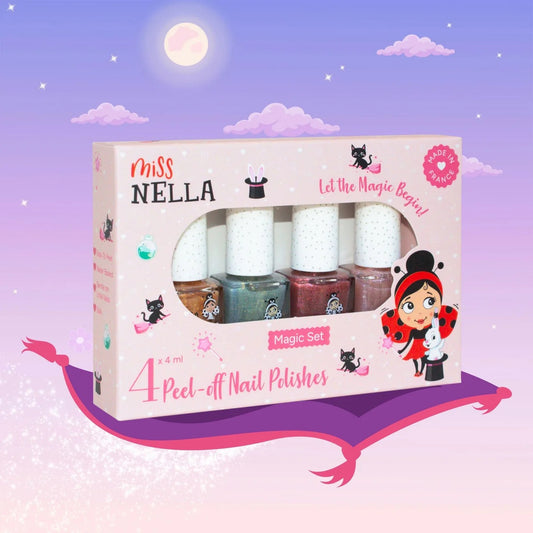 Miss Nella - Magic Sammlung 4er-Pack Kinder-Nagellack-Set