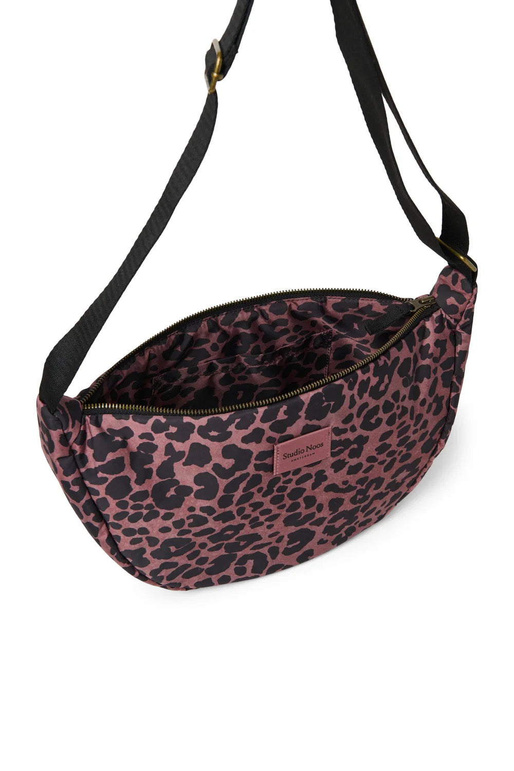 Studio Noos - Red Leopard Puffy-Gürteltasche