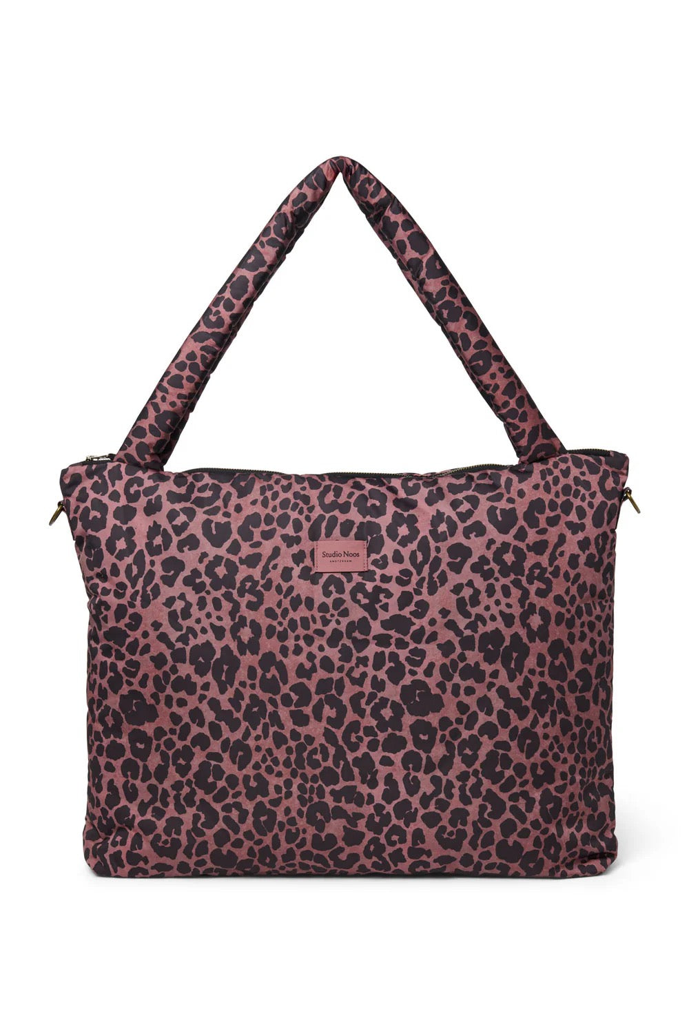 Studio Noos - Red Leopard Puffy-Wickeltasche